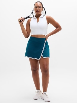 Crosscourt High Rise 14" Skort - Blue - image 5