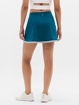 Crosscourt High Rise 14" Skort - Blue - image 3