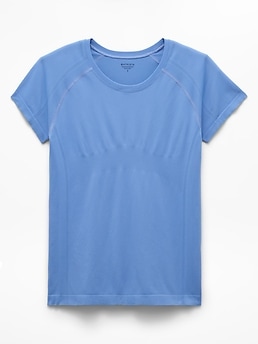 Athleta Momentum Flex Tee - Blue (Waterfall)