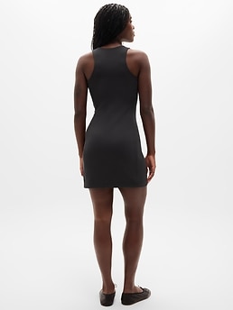 Seasoft Rib Mini Tank Dress - Black - image 3