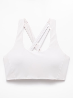 Athleta Circuit Train Sports Bra A-C - White (Bright White)