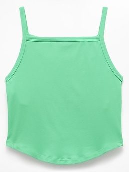 Athleta Signature Rib Apron Support Top - Green (Palmetto)
