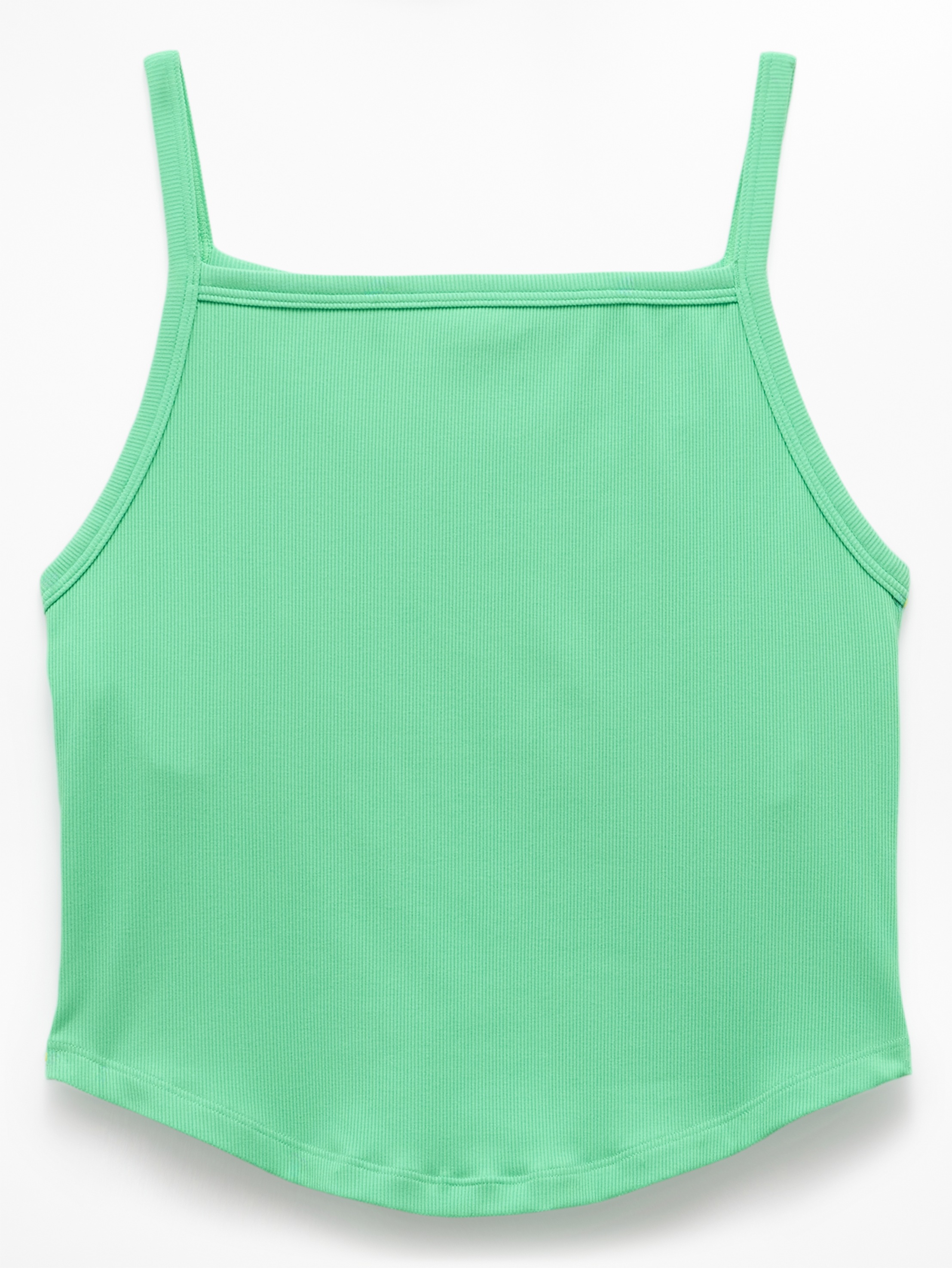 Athleta Signature Rib Apron Support Top - Green (Palmetto)
