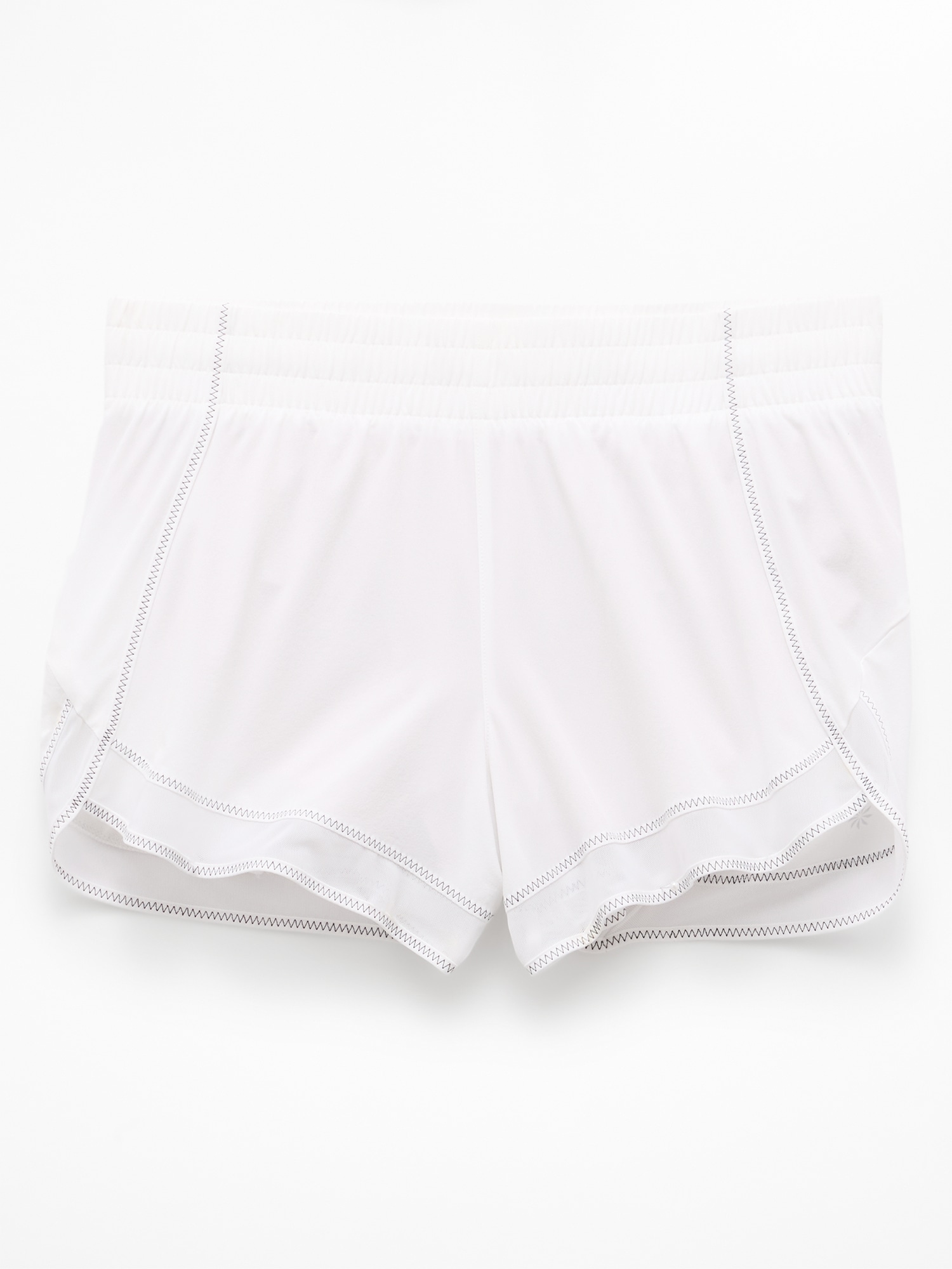 Mesh Racer Run Mid Rise 4" Short