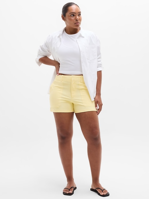 Image number 1 showing, Skyline High Rise Tailored 4" Short