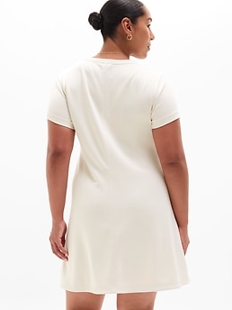 Seasoft Tee Dress - Beige - image 4