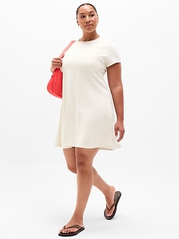 Seasoft Tee Dress - Beige - image 5