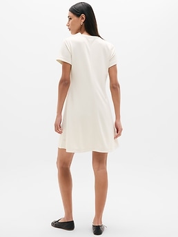 Seasoft Tee Dress - Beige - image 2