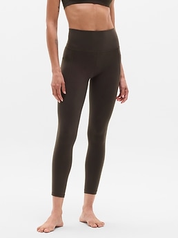 Salutation Stash High Rise 7/8 Legging - Brown - image 2