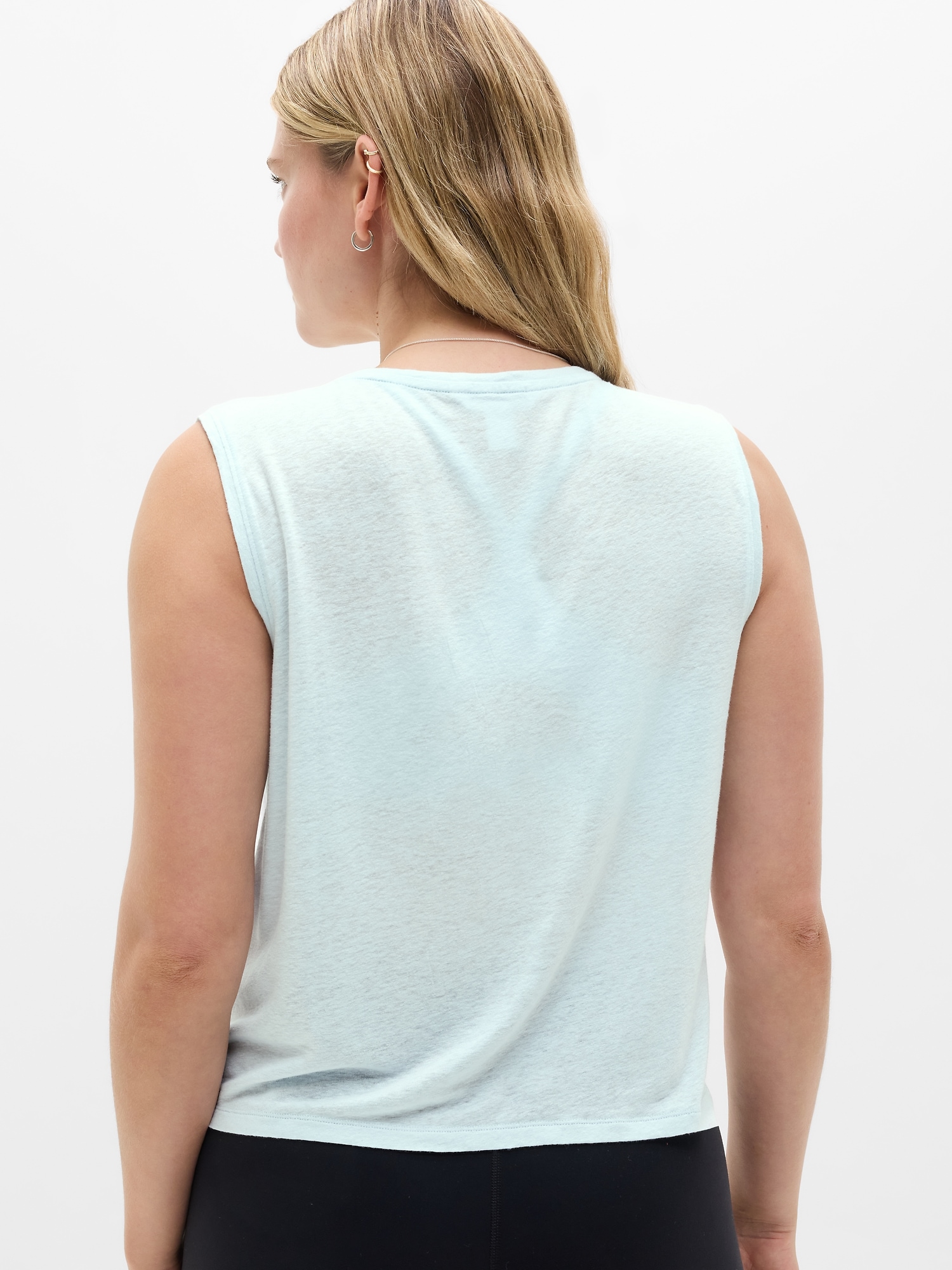 Getaway Linen Blend Muscle Tank