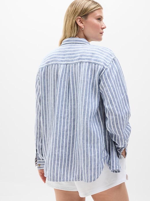 Image number 7 showing, Retreat Linen Top