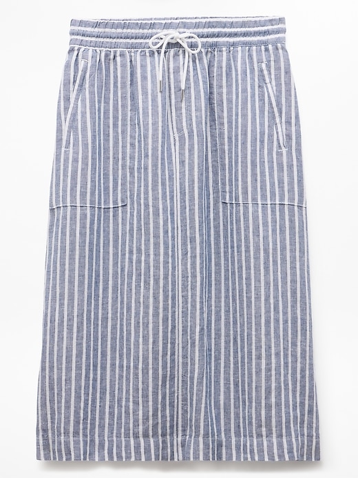 Image number 7 showing, Retreat Linen Midi Skirt