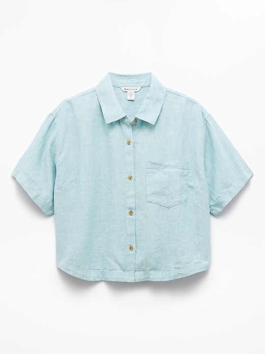 Image number 7 showing, Retreat Linen Short Sleeve Shirt