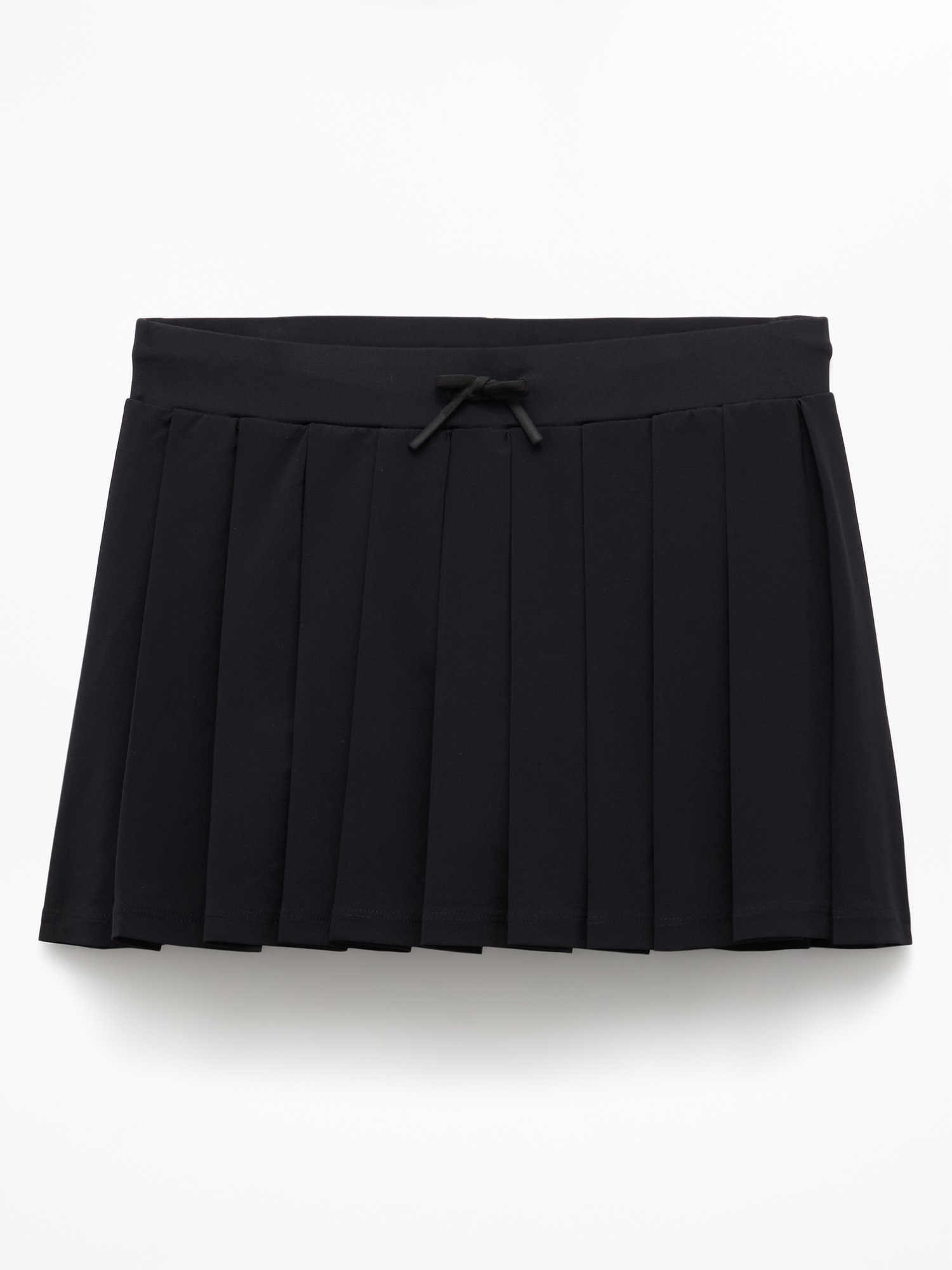 Юбка-шорты Athleta Pleat Perfect Low Rise Skort для девочек, цвет: Чёрный — фото 5