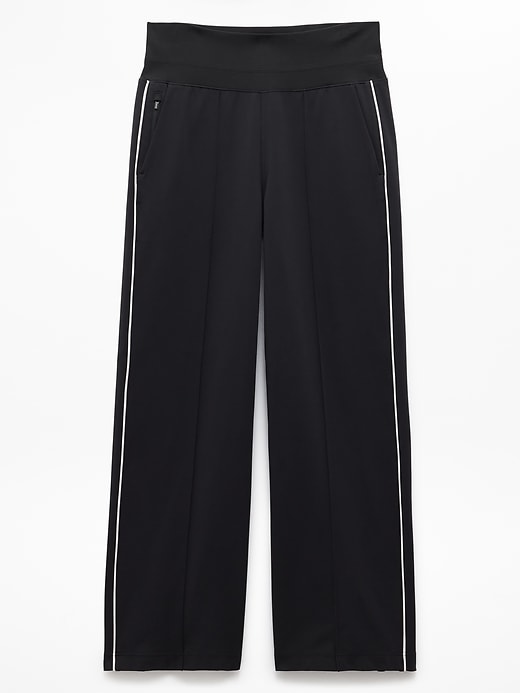 Image number 8 showing, Venice High Rise Track Stripe Wide Leg Pant