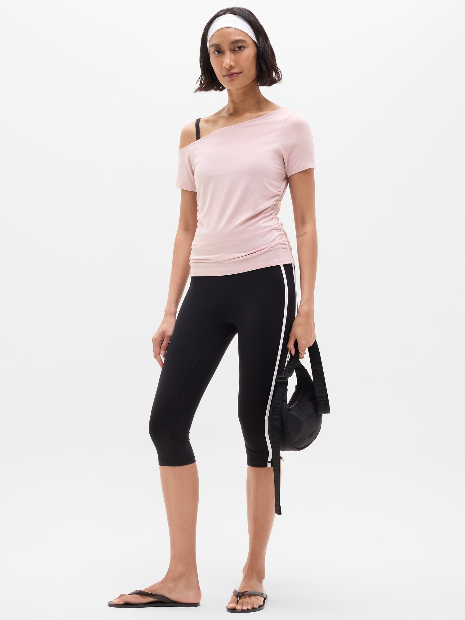 Move With Ease One Shoulder Tee