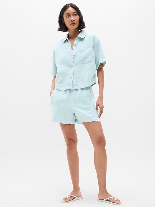 Image number 5 showing, Retreat Linen Short Sleeve Shirt