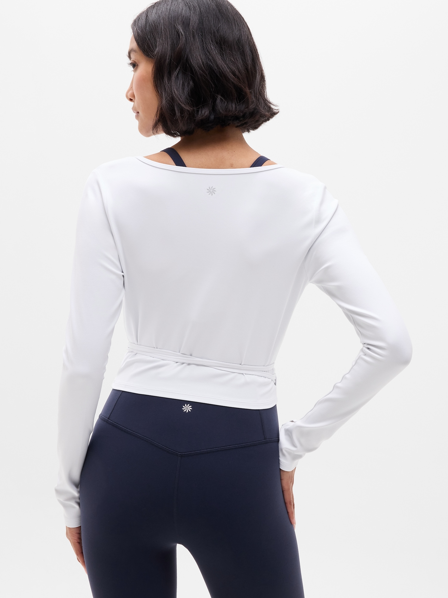 Transcend Wrap Crop Top