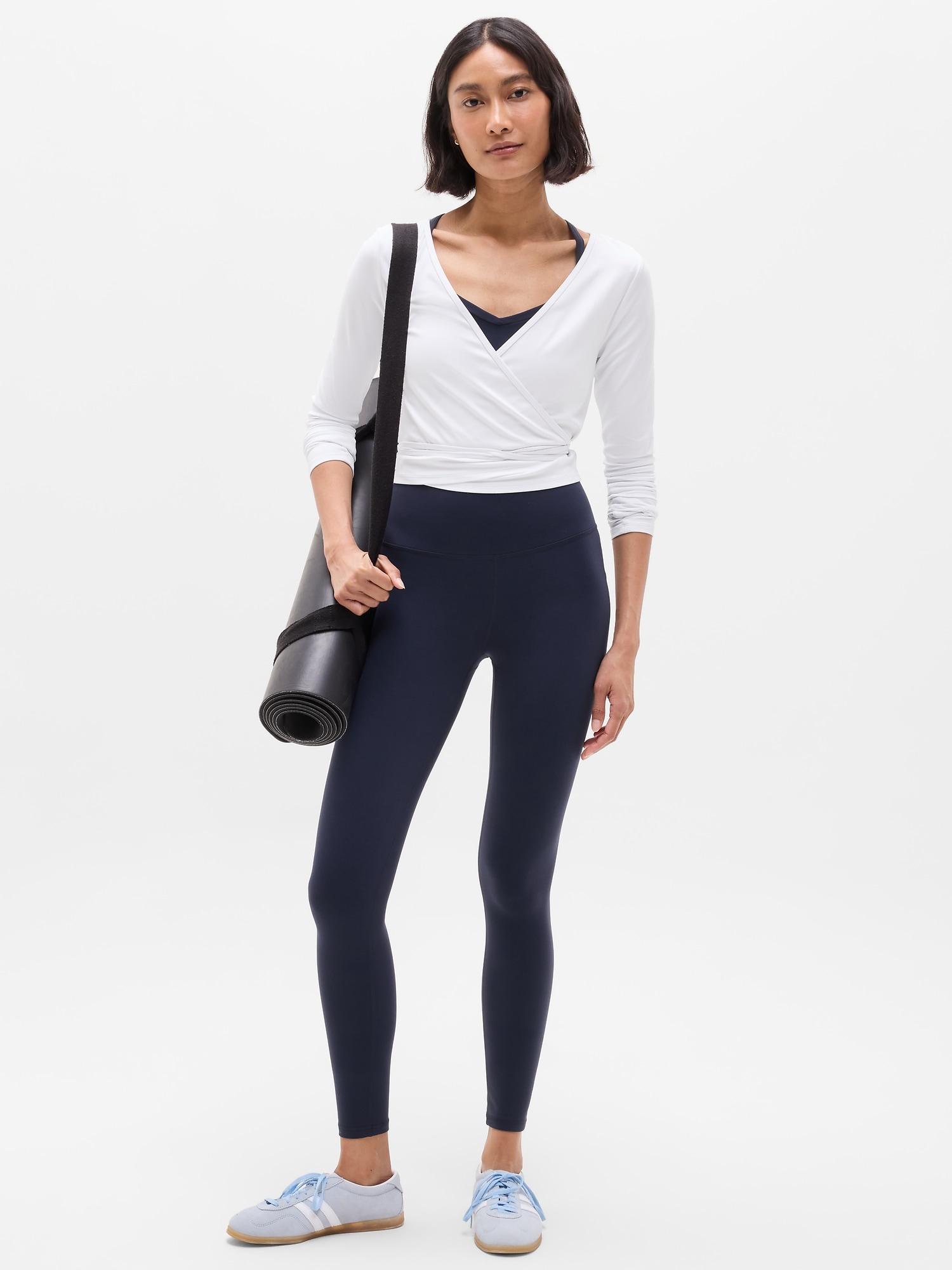 Transcend Wrap Crop Top