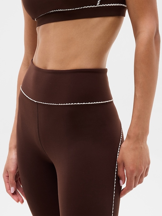 Image number 4 showing, Elation Ultra High Rise Picot 7/8 Legging