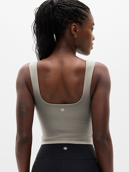 Image number 2 showing, Transcend Square Neck Crop Sports Bra D-DD
