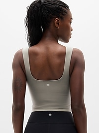 Image number 2 showing, Transcend Square Neck Crop Sports Bra D-DD