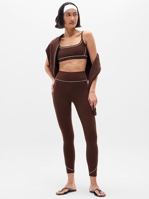 Image number 2 showing, Square Neck Picot Sports Bra A-C