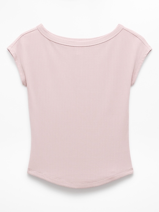 Image number 7 showing, Perfect Rib Boatneck Tee