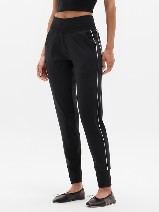 Image number 2 showing, Venice High Rise Track Stripe Jogger
