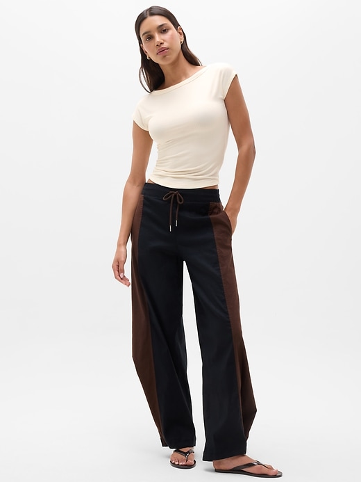 Image number 2 showing, Perfect Rib Boatneck Tee