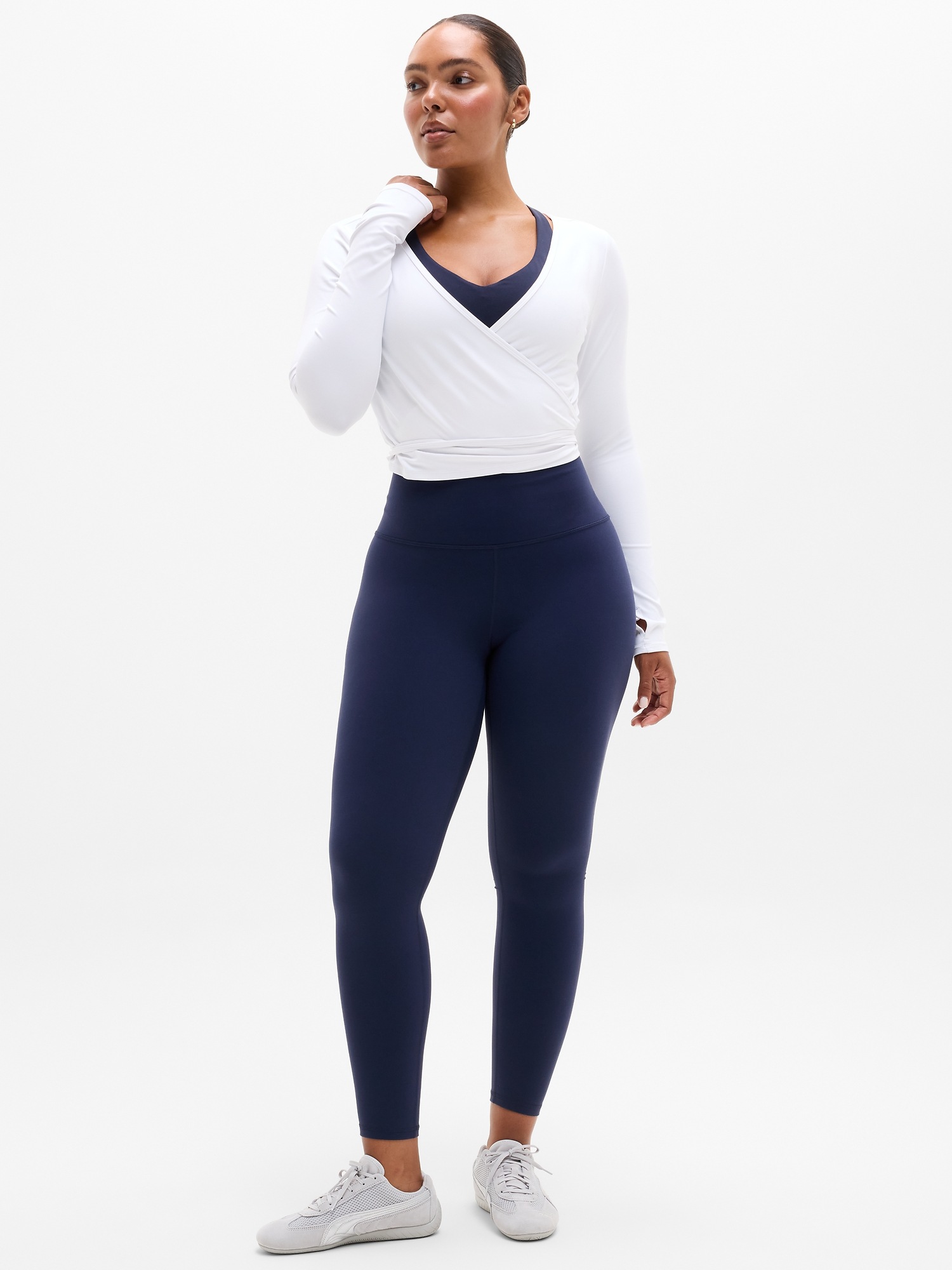Transcend Wrap Crop Top