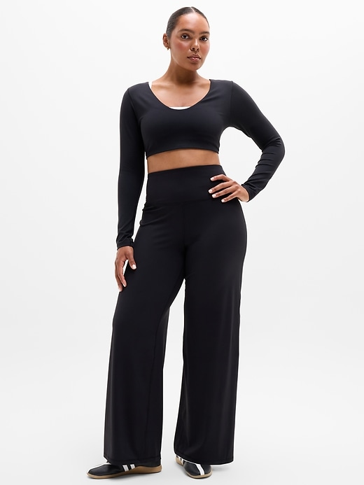 Image number 5 showing, Elation Ultra High Rise Wide Leg Pant