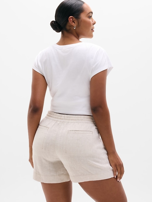 Image number 2 showing, Retreat Linen Mid Rise 4" Short