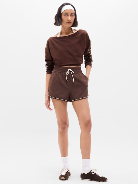 Weekender High Rise Picot 3" Run Short