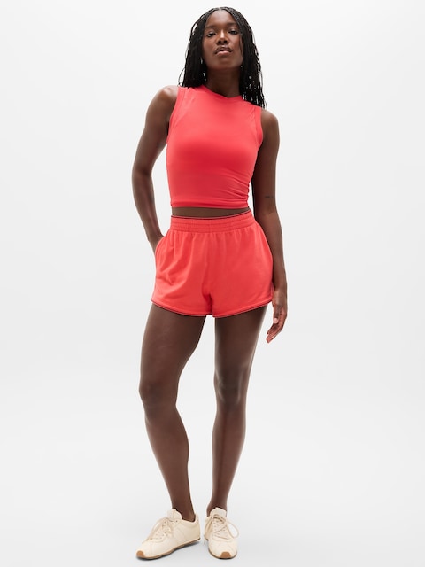 Airy Cotton Terry Mid Rise Picot Shortie