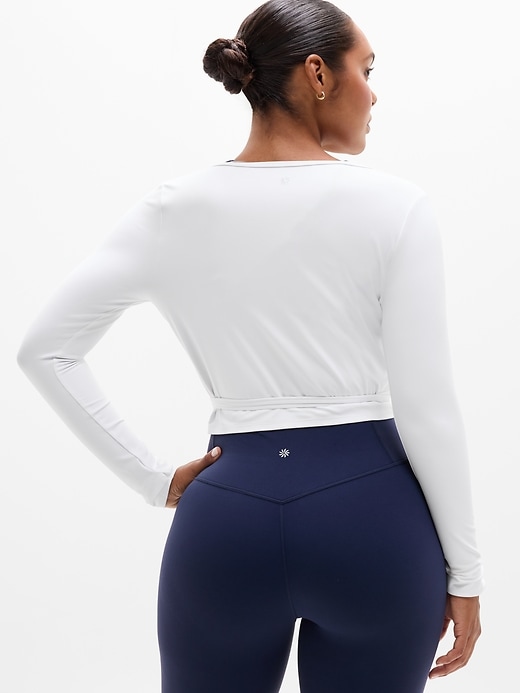 Image number 6 showing, Transcend Wrap Crop Top