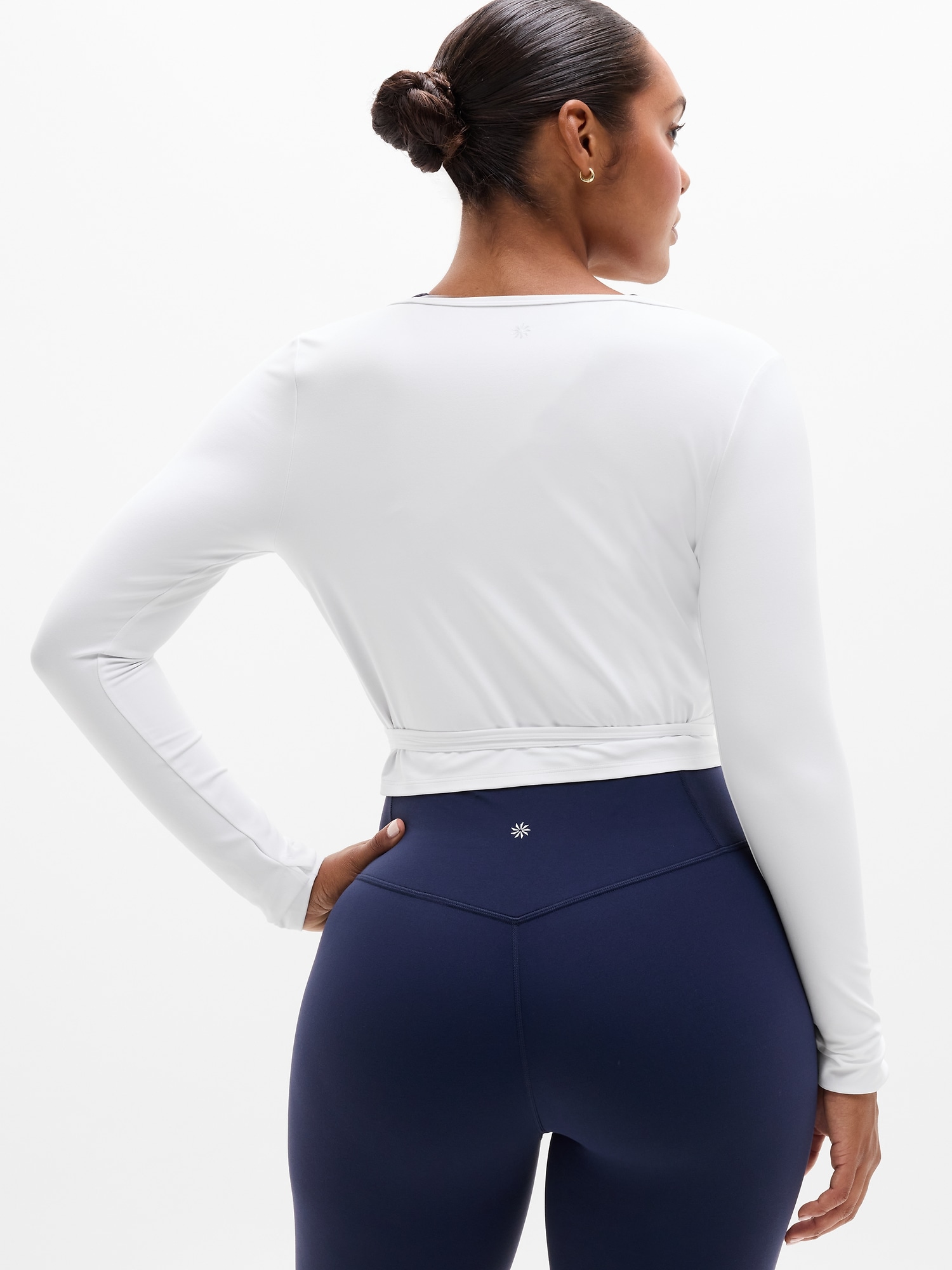 Transcend Wrap Crop Top