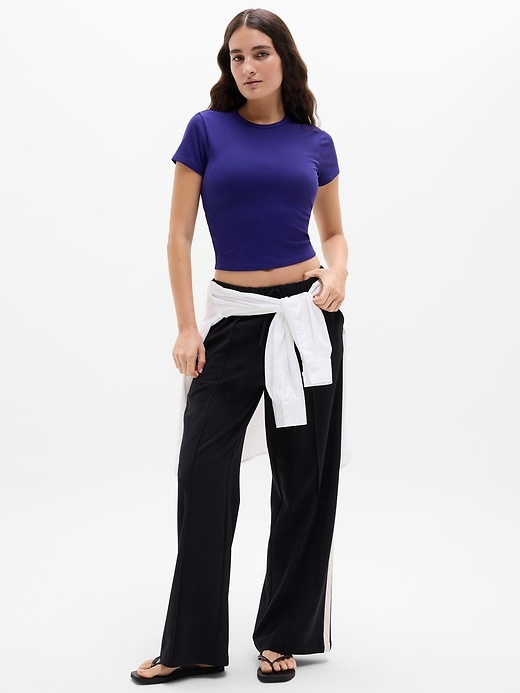 Image number 2 showing, Signature Rib Crop Tee