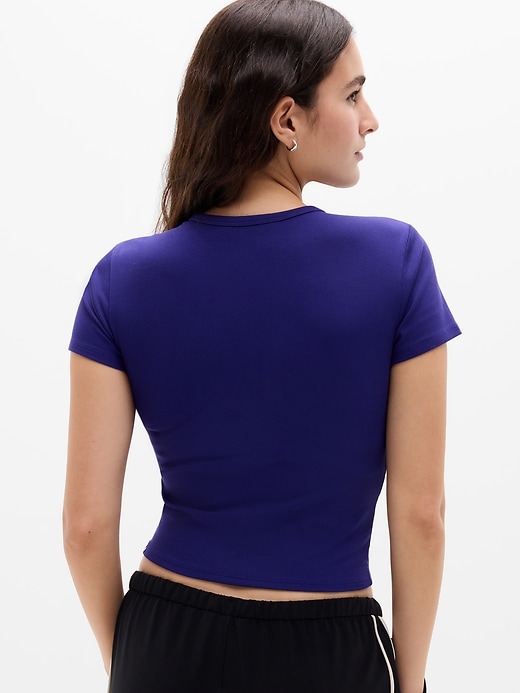 Image number 3 showing, Signature Rib Crop Tee