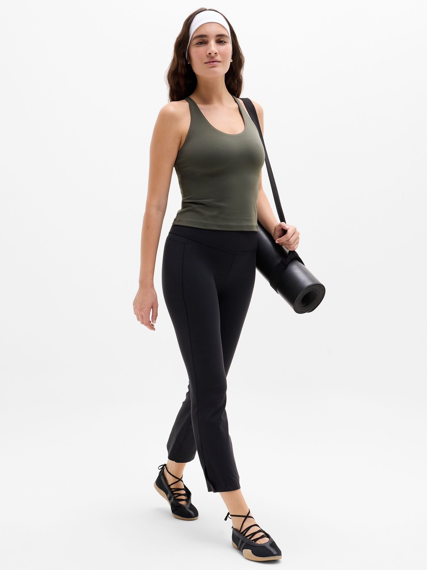 Transcend Crossback Built-In Bra Tank