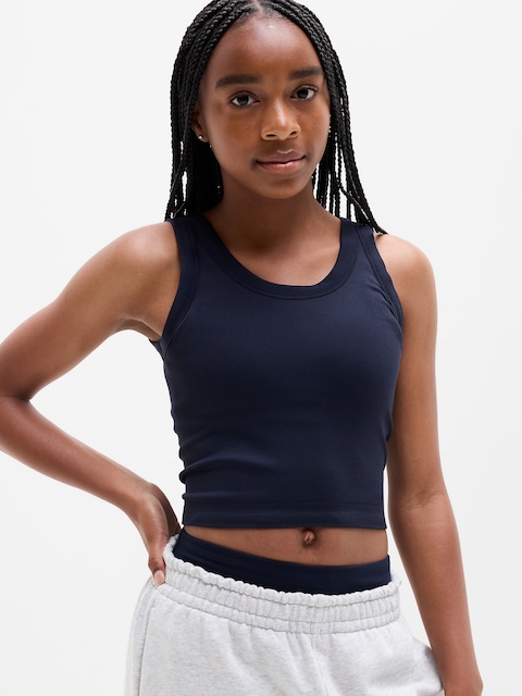 Athleta Girl Rise Above Rib Scoop Tank