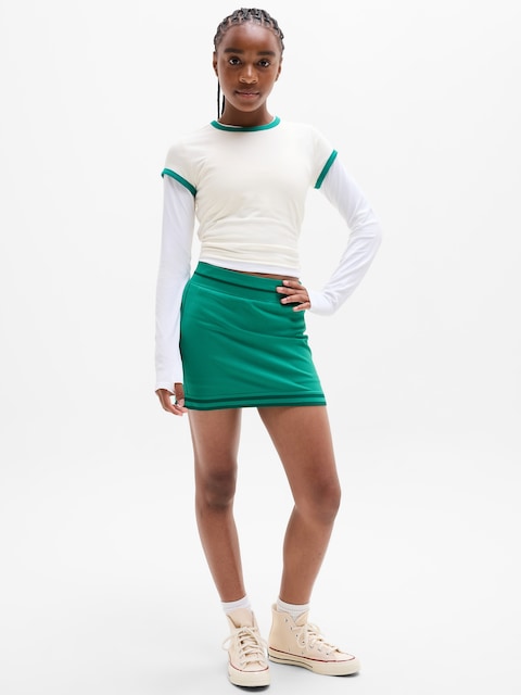 Athleta Girl Rise Above Rib Skort
