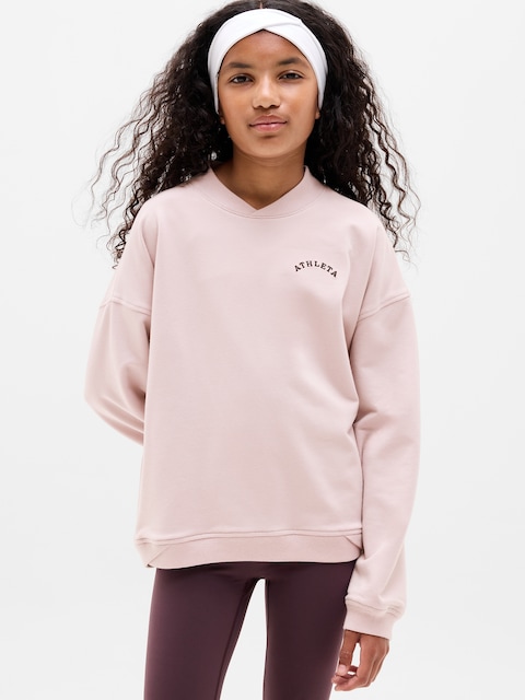 Athleta Girl All Day Varsity Sweatshirt