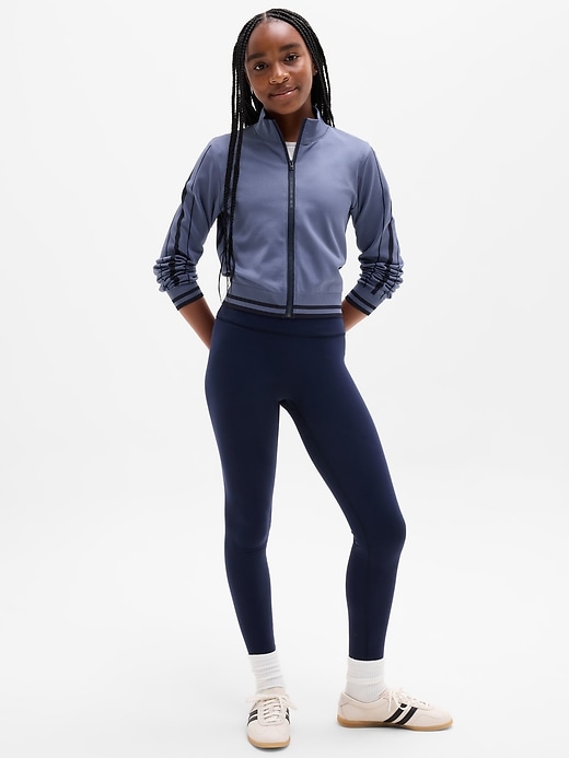 Image number 2 showing, Athleta Girl Rise Above Rib Cardigan