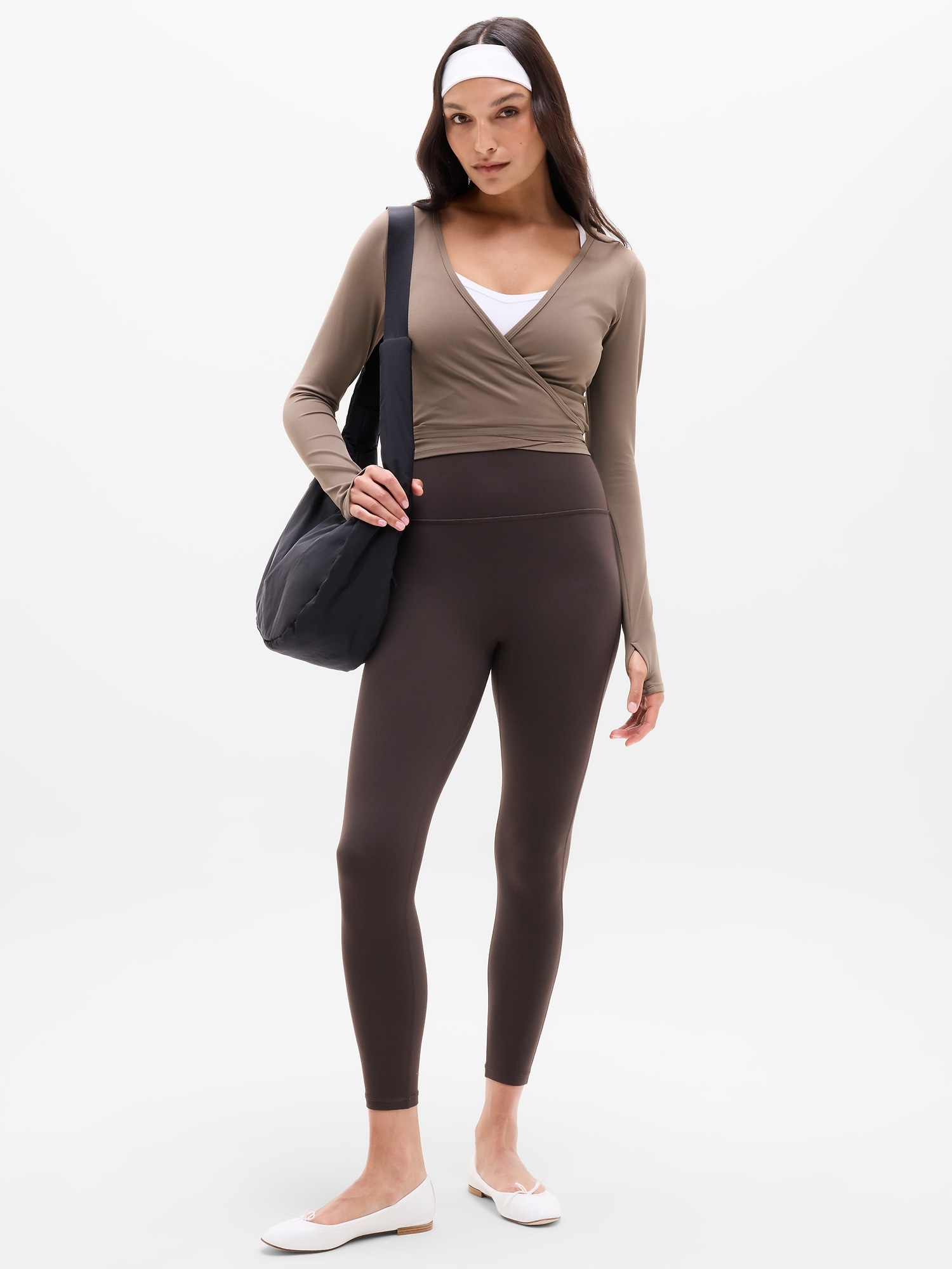 Transcend Wrap Crop Top