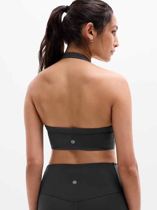Image number 3 showing, Revitalize Halter Sports Bra A-C
