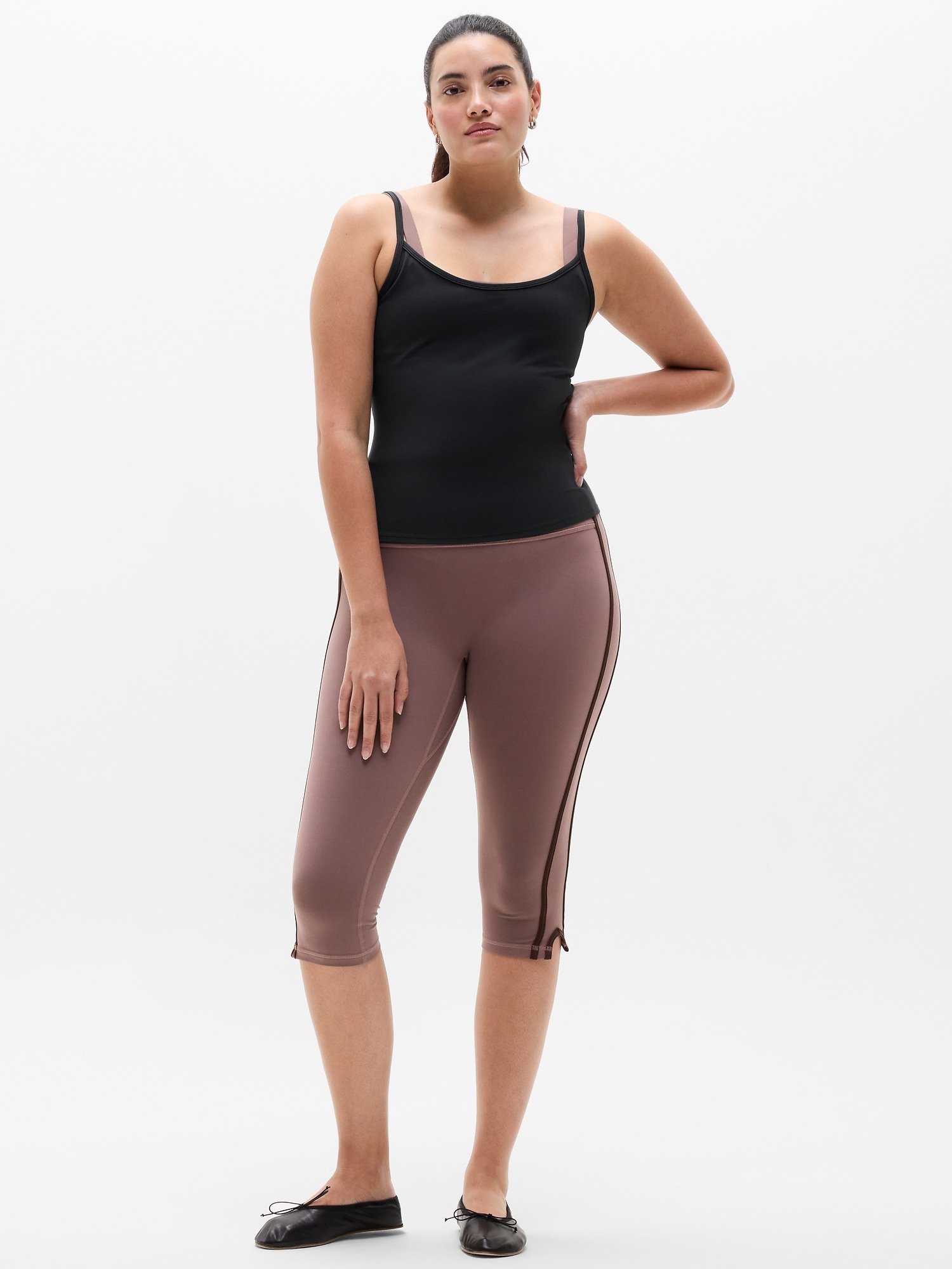 Женский топ Athleta Transcend, цвет: Чёрный — фото 4