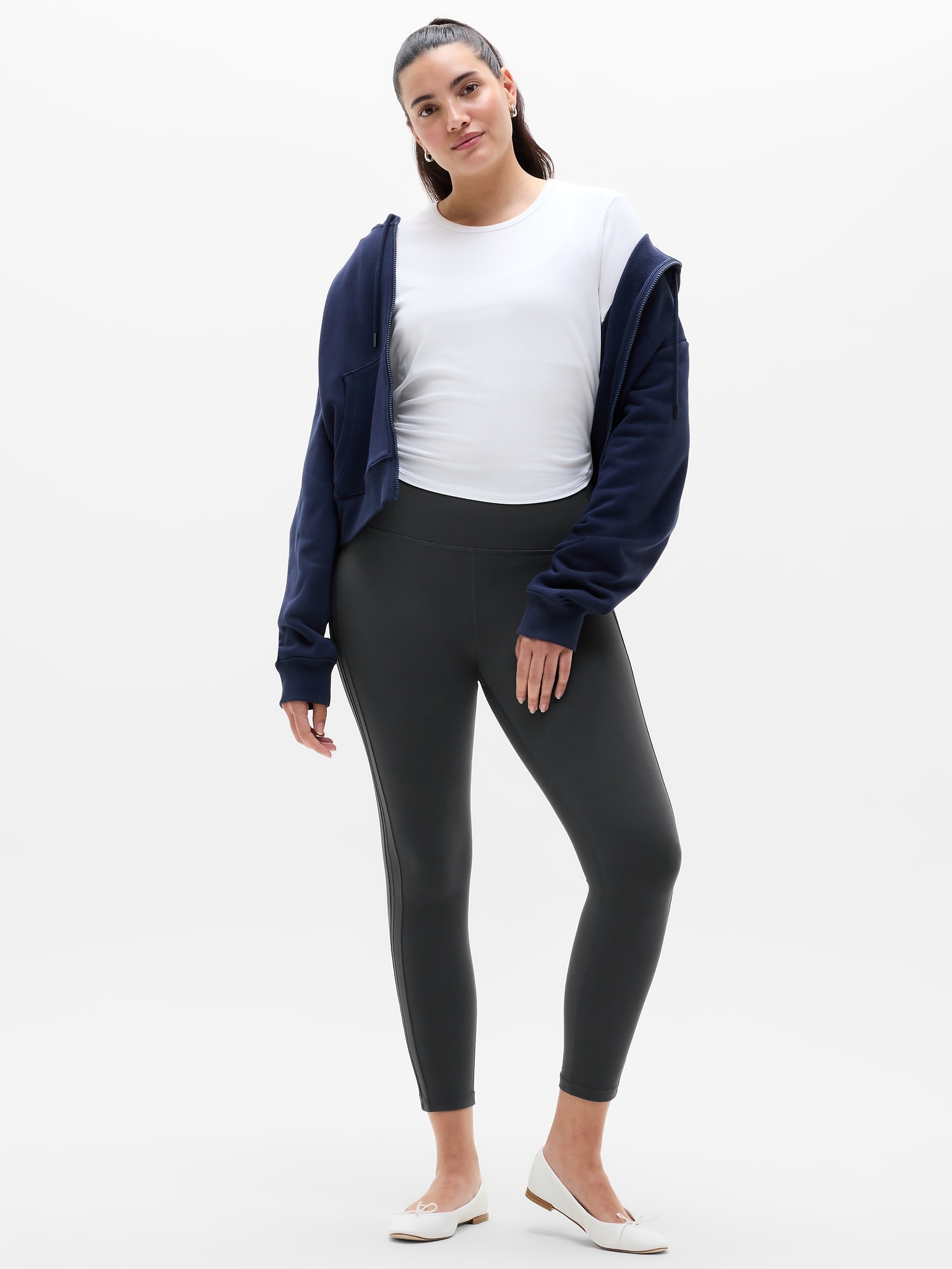 Salutation Pintuck High Rise 7/8 Legging