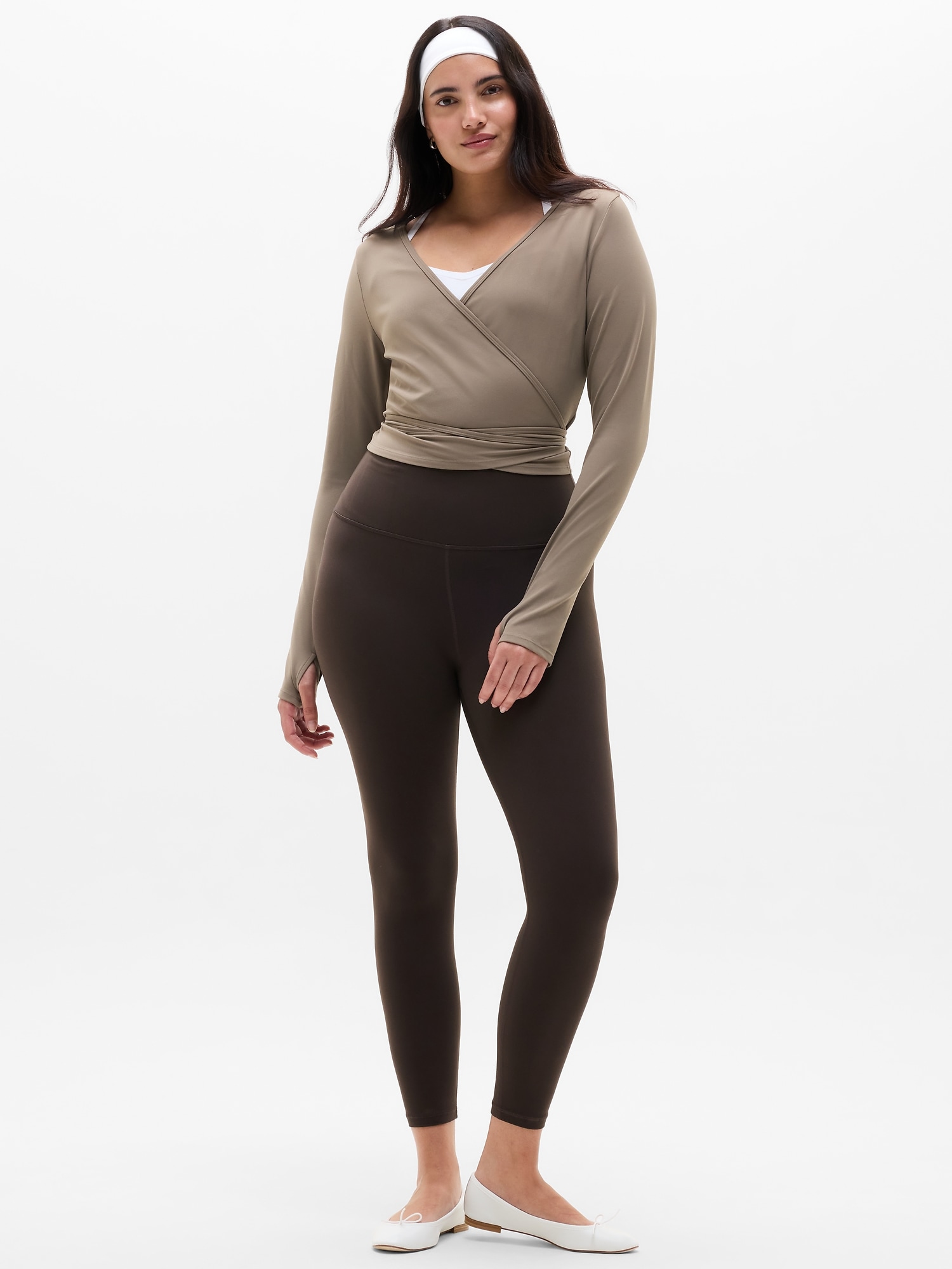 Transcend Wrap Crop Top