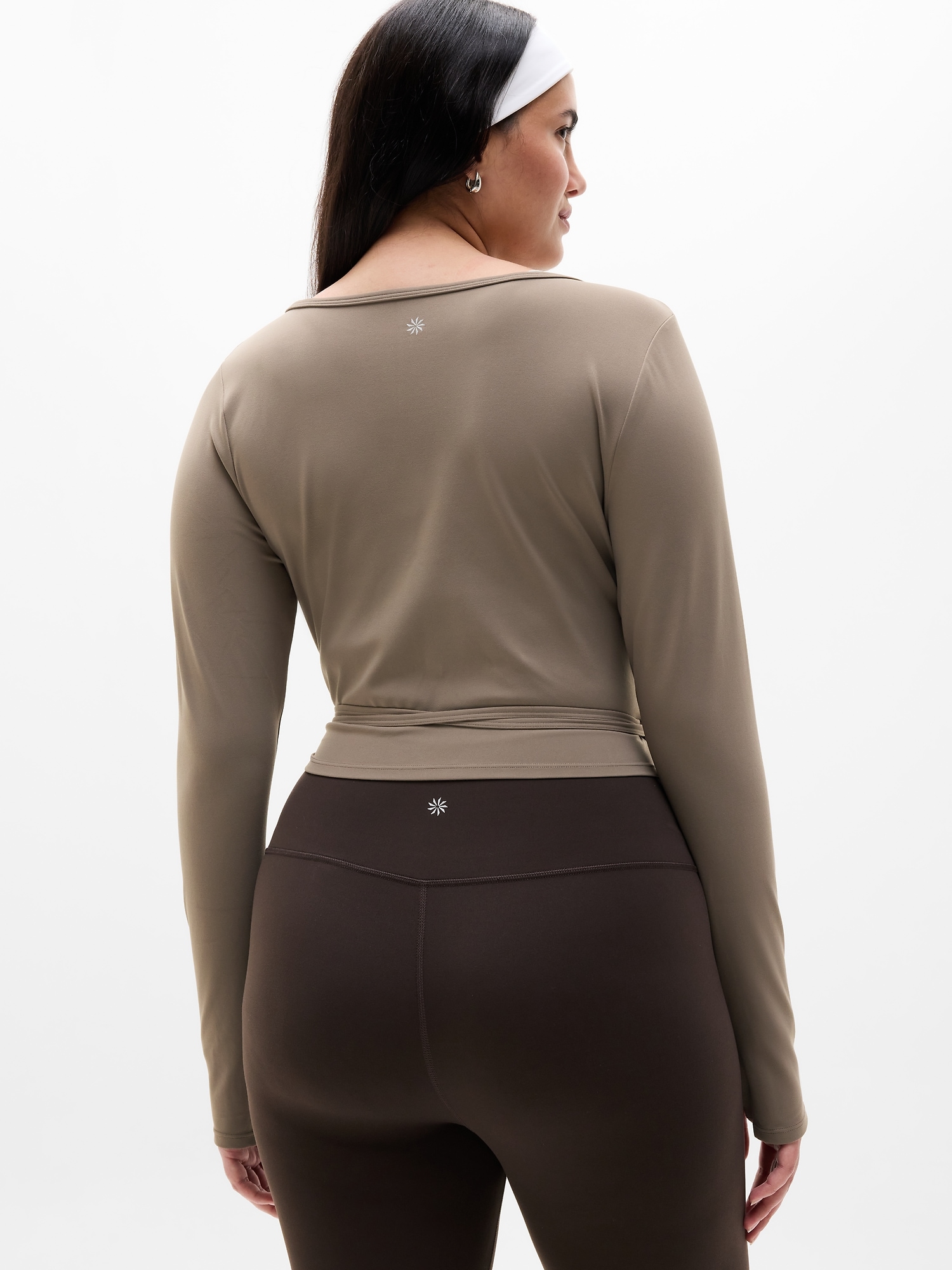 Transcend Wrap Crop Top